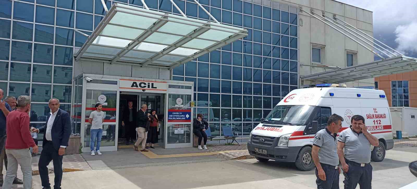 TOKAT DEVLET HASTANESİ'NE KALDIRILAN NAİL PARLAK KURTARILAMADI.