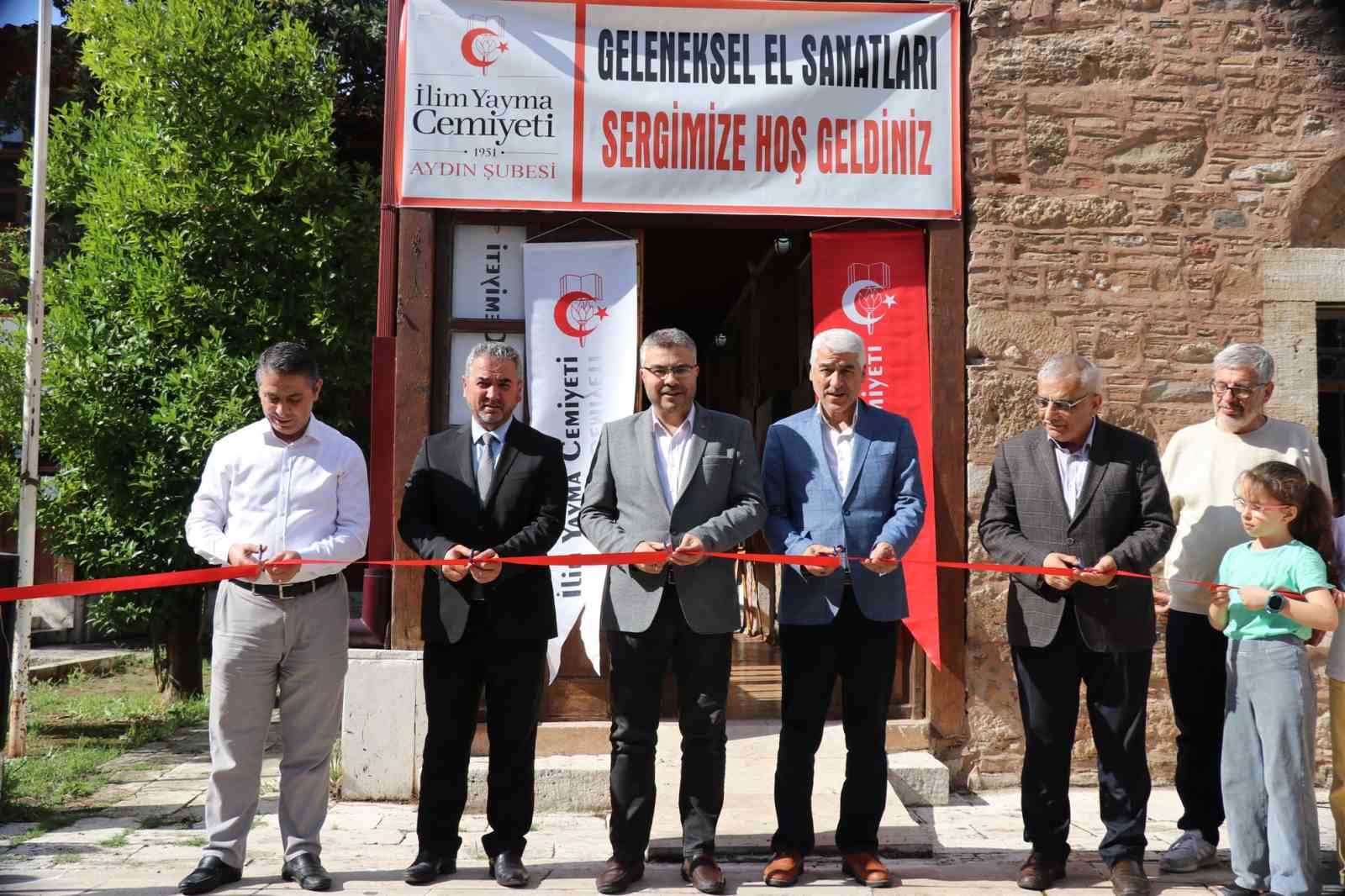 İLİM YAYMA CEMİYETİ AYDIN ŞUBESİ TARAFINDAN DÜZENLENEN ‘GELENEKSEL EL SANATLARI'