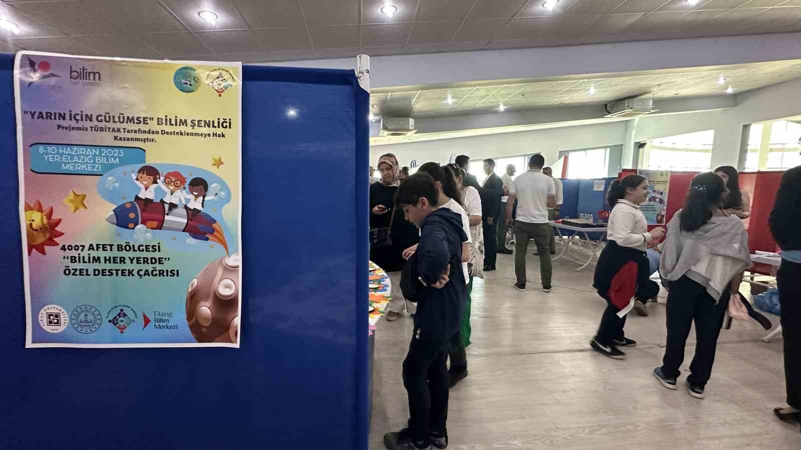 ELAZIĞ'DA ÜÇÜNCÜSÜ DÜZENLENEN VE 3 GÜN SÜRECEK OLAN 'BİLİM ŞENLİĞİ'