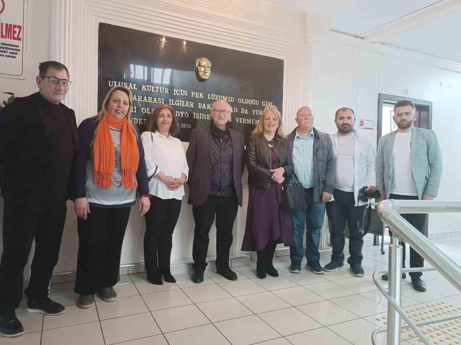 ERMED YÖNETİMİ SON ZİYARETİNİ TRT’DE PRODÜKTÖR OLAN VE MESLEKTE 39