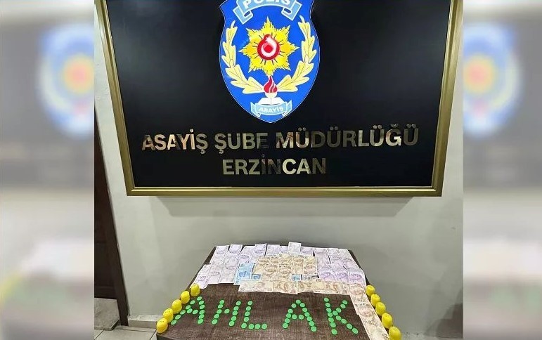 ERZİNCAN’DA POLİS EKİPLERİNCE KUMAR OYNADIĞI TESPİT EDİLEN 4 KİŞİYE 16