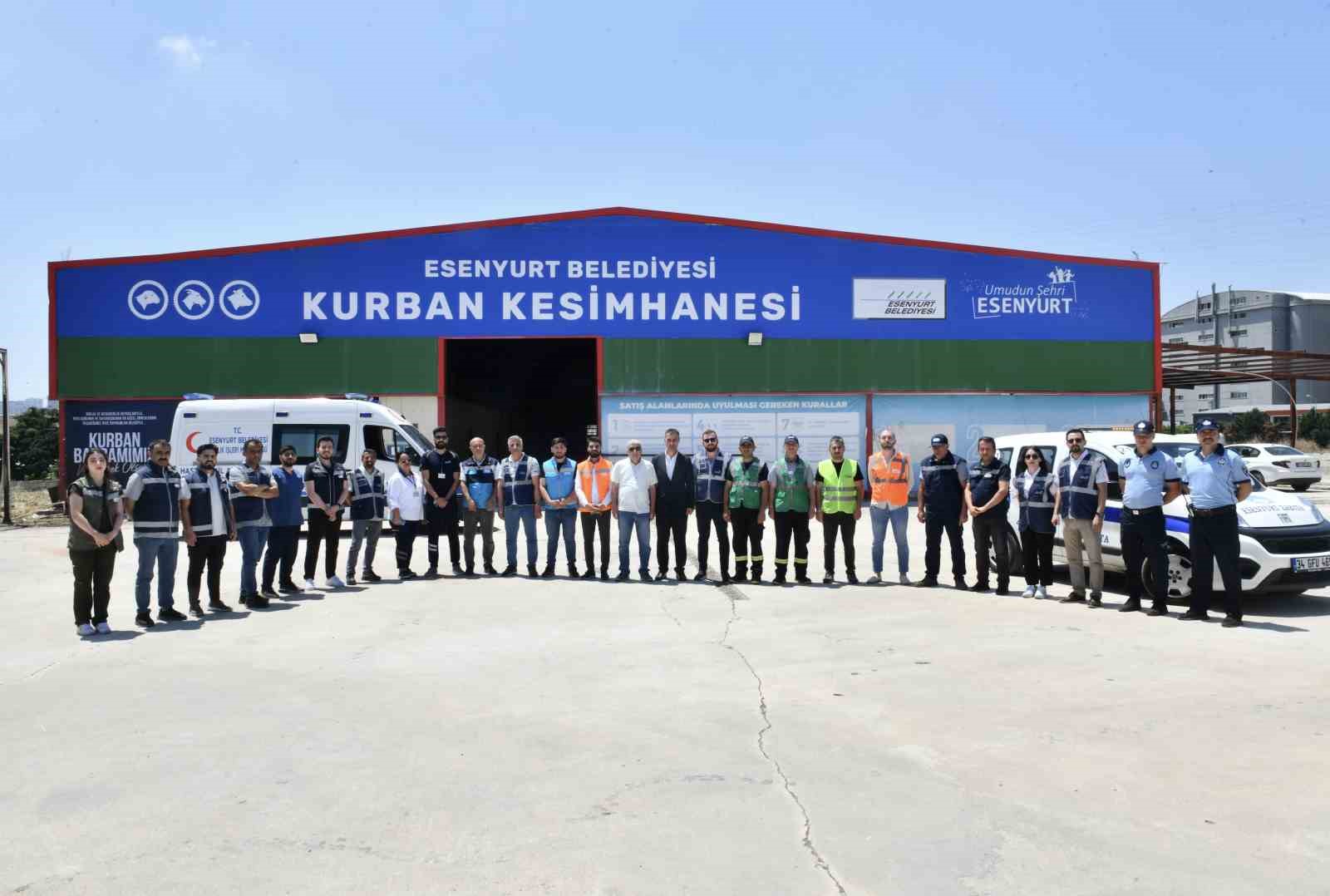 ESENYURT BELEDİYESİ, VATANDAŞLARIN KURBAN BAYRAMI’NDA DİNİ VECİBELERİNİ SAĞLIKLI VE SORUNSUZ