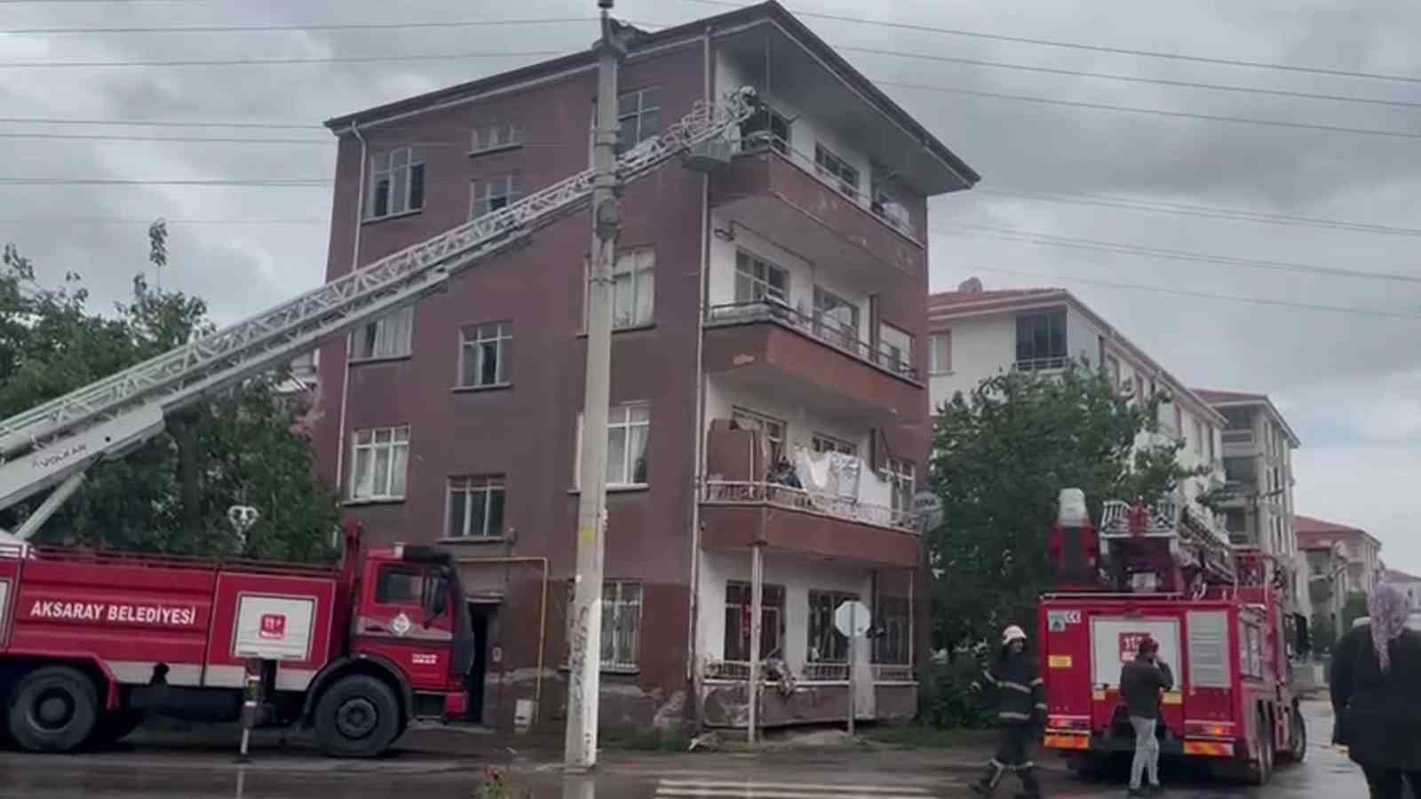AKSARAY’DA 4 KATLI APARTMANIN 4. KATINDA YAŞAYAN KADIN GİRDİĞİ BULANIM