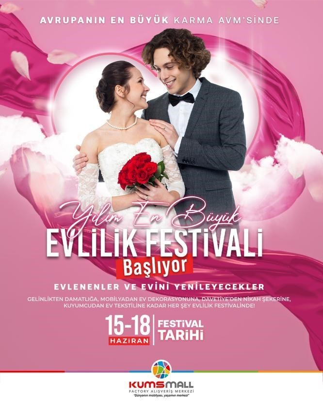 YILIN EN BÜYÜK EVLİLİK FESTİVALİ, AVRUPA’NIN EN BÜYÜK KARMA AVM’Sİ