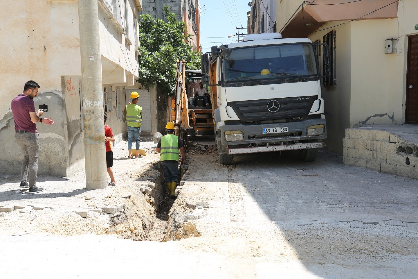 EYYÜBİYE’DE DOĞALGAZ ÇALIŞMALARI DEVAM EDİYOR