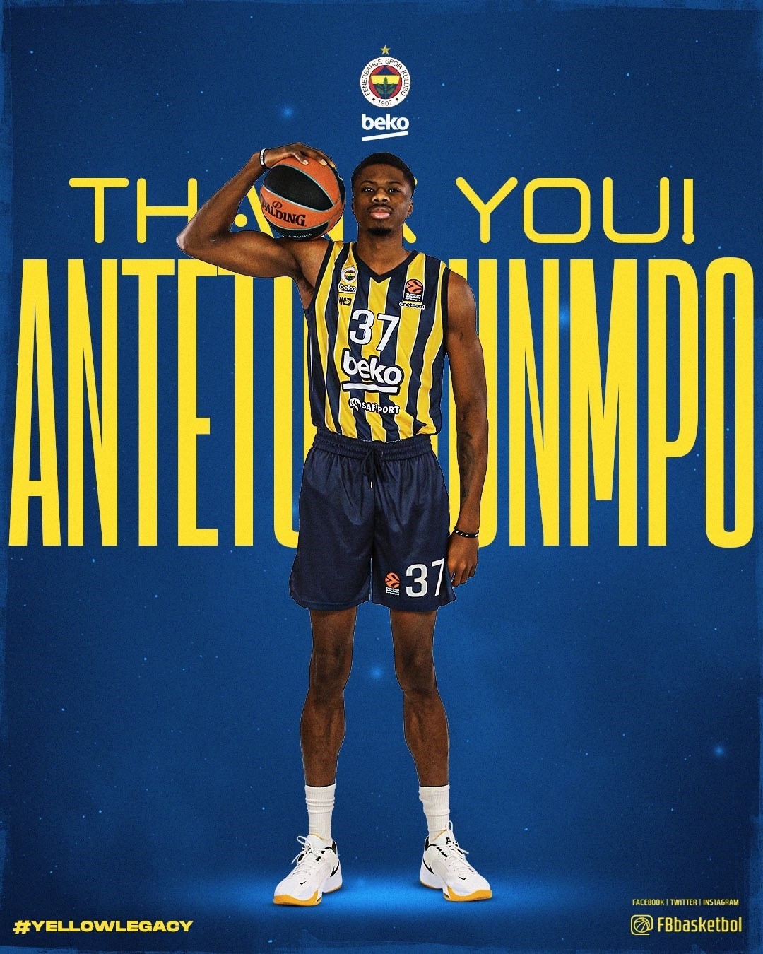 FENERBAHÇE'DE KOSTAS ANTETOKOUNMPO İLE YOLLAR AYRILDI