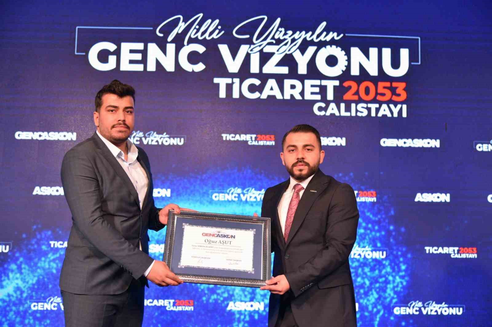 ANADOLU ASLANLARI İŞADAMLARI DERNEĞİ (ASKON) ELAZIĞ GENÇLİK KURULU ŞUBE BAŞKANLIĞINA,
