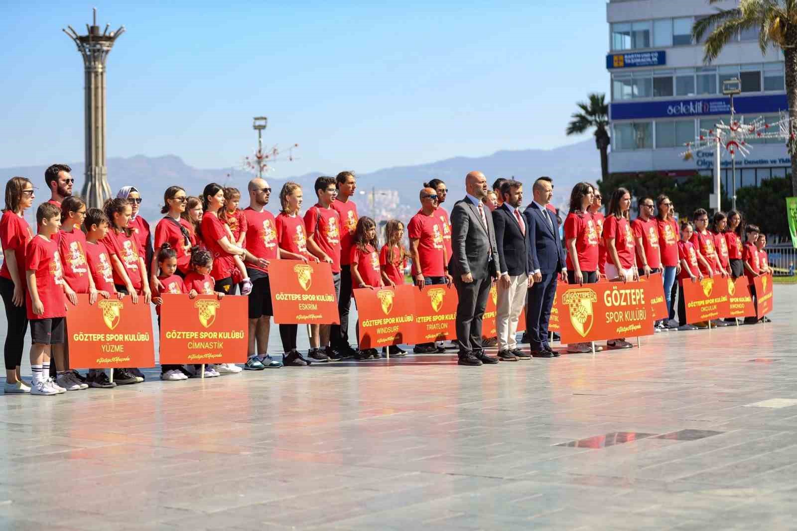 GÖZTEPE SPOR KULÜBÜ, KURULUŞUNUN 98. YILDÖNÜMÜNÜ KUTLUYOR. KUTLAMALAR ÇERÇEVESİNDE CUMHURİYET