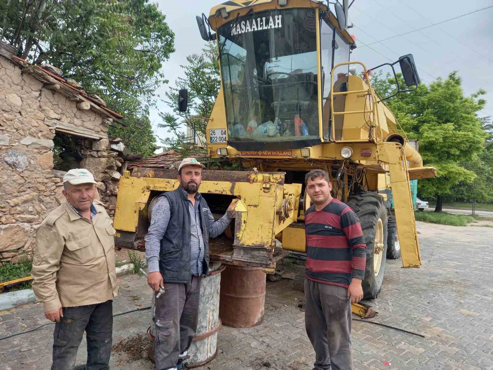 GÜNYÜZÜ' NDE HASAT HAZIRLIĞI BAŞLADI