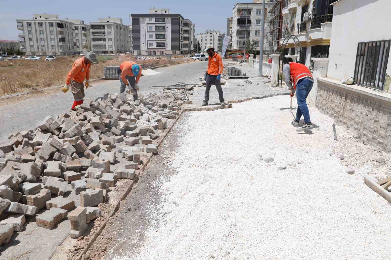 HALİLİYE’DE ÜST YAPI ÇALIŞMALARI DEVAM EDİYOR