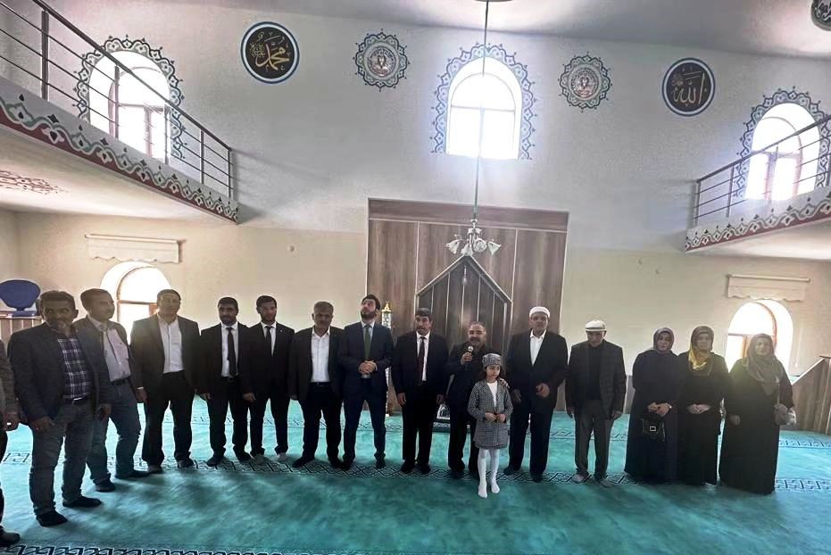 HZ. İBRAHİM CAMİİ DUALARLA İBADETE AÇILDI