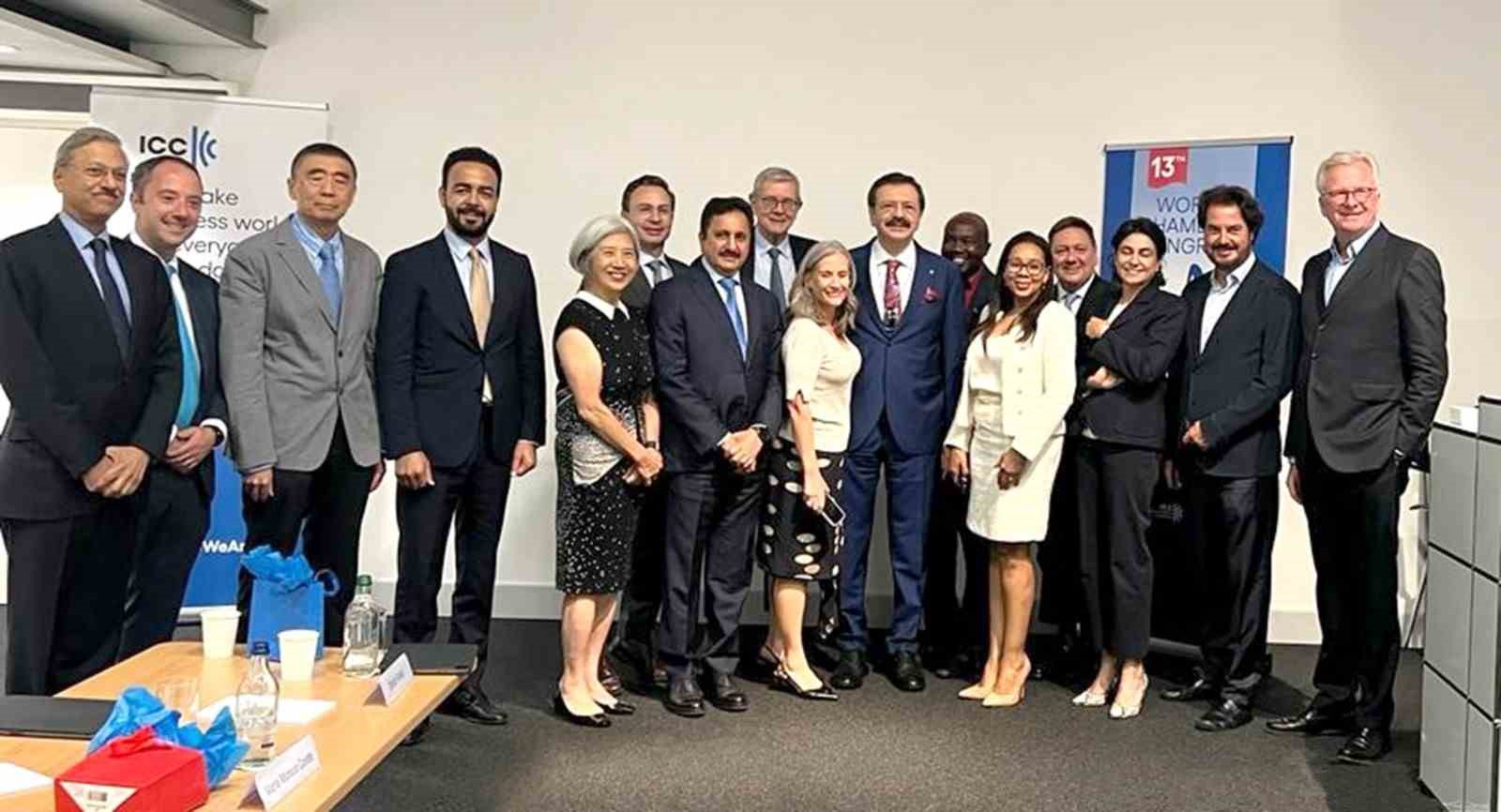 MİLLETLERARASI TİCARET ODASI (ICC) YÖNETİM KURULU BİR ARAYA GELDİ.