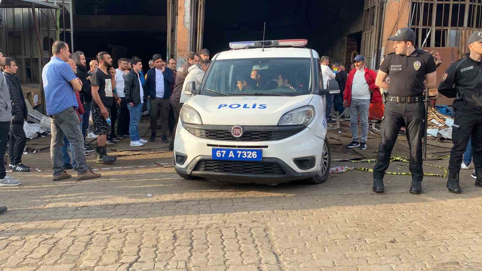 ZONGULDAK'TA HURDALARIN İŞLENDİĞİ İŞYERİNDE MEYDANA GELEN VE BİR KİŞİNİN HAYATINI