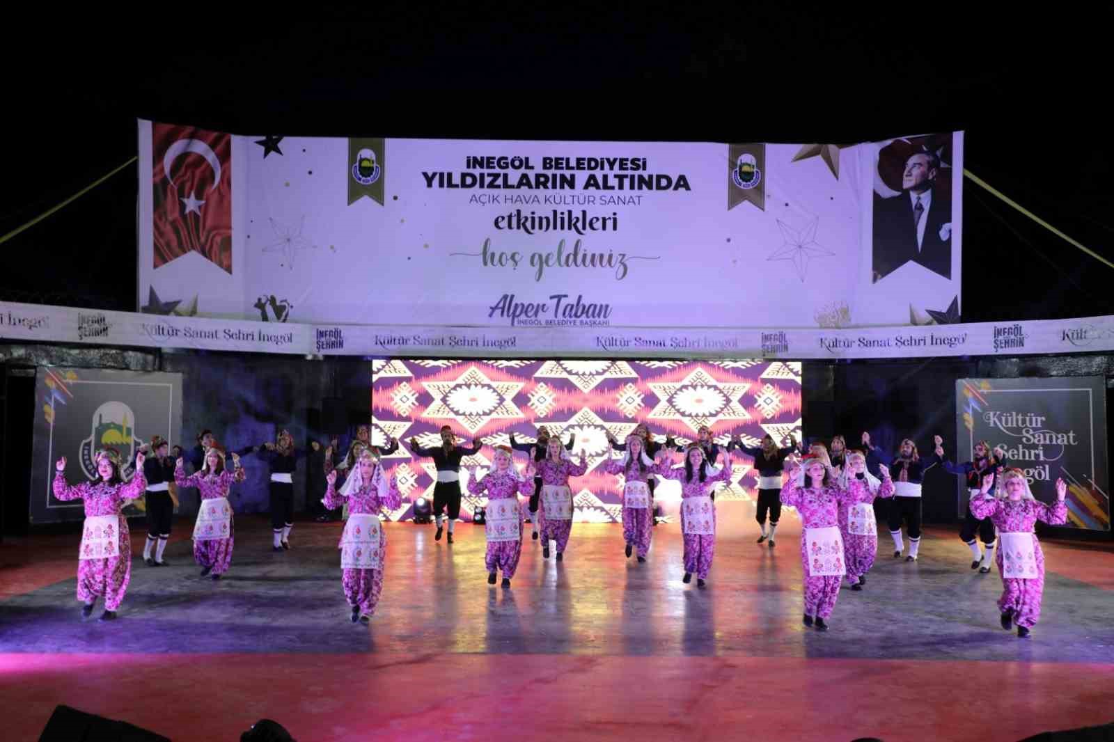 İNEGÖL BELEDİYESİ HALK DANSLARI TOPLULUĞU, YAZ AYLARININ İLK AÇIK HAVA