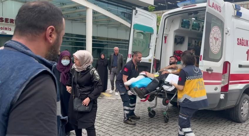 KARABÜK'TE BİR HADDEHANEDE ÇALIŞAN İŞÇİ AYAĞININ İŞ MAKİNESİ EZMESİ SONUCU