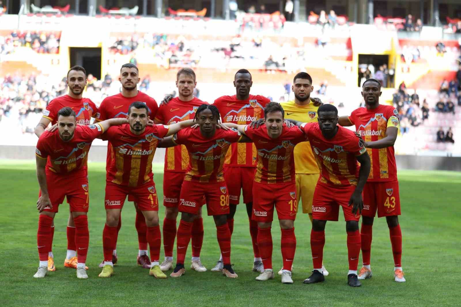 KAYSERİSPOR, SÜPER LİG'DE OYNADIĞI 36 MAÇTA RAKİP FİLELERE 55 GOL