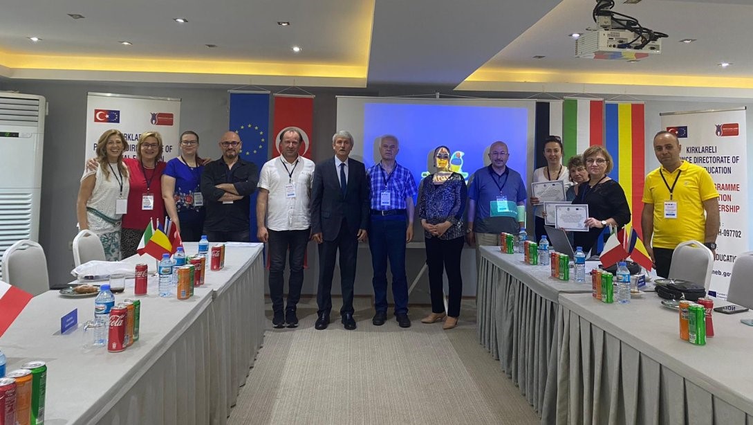 KIRKLARELİ İL MİLLİ EĞİTİM MÜDÜR V. ALİ ERGİN, PROJE ORTAKLARINA