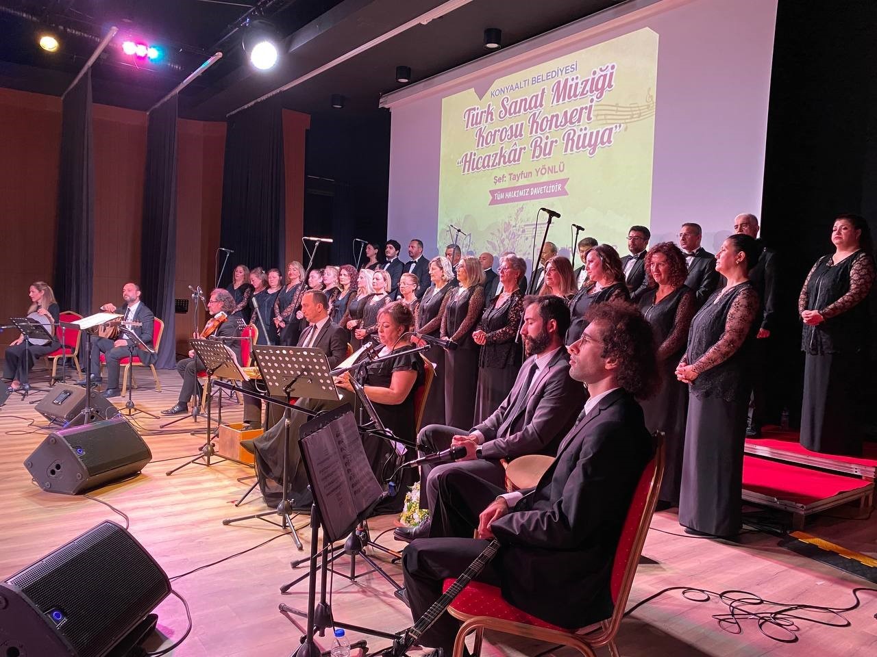 KONYAALTI BELEDİYESİ TÜRK SANAT MÜZİĞİ KOROSU TARAFINDAN DÜZENLENEN ‘HİCAZKAR BİR