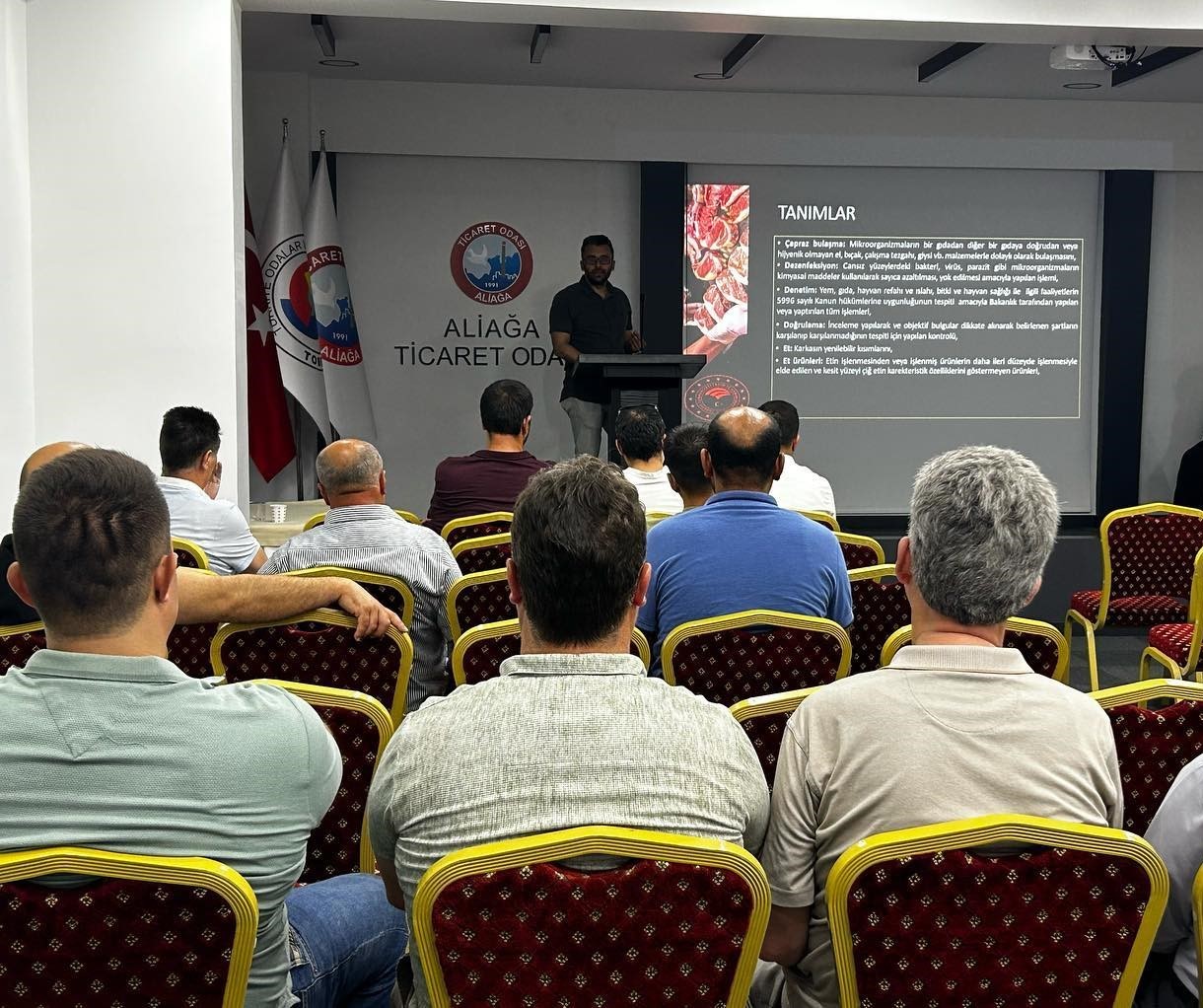 ALİAĞA TARIM VE ORMAN İLÇE MÜDÜRLÜĞÜNCE KURBAN BAYRAMI ÖNCESİ KASAPLAR,