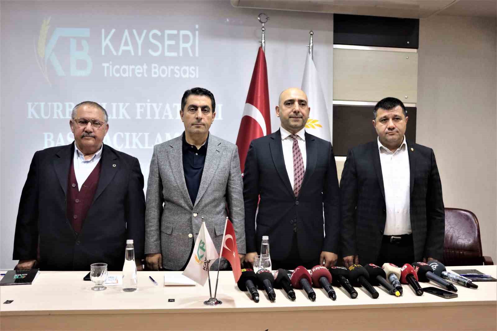 KAYSERİ TİCARET BORSASI (KTB) YÖNETİM KURULU BAŞKANI RECEP BAĞLAMIŞ, KURBANLIK
