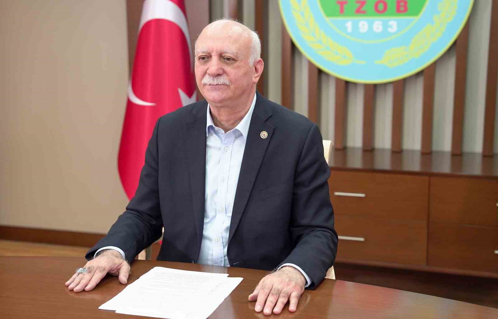 TÜRKİYE ZİRAAT ODALARI BİRLİĞİ (TZOB) GENEL BAŞKANI ŞEMSİ BAYRAKTAR, KURU