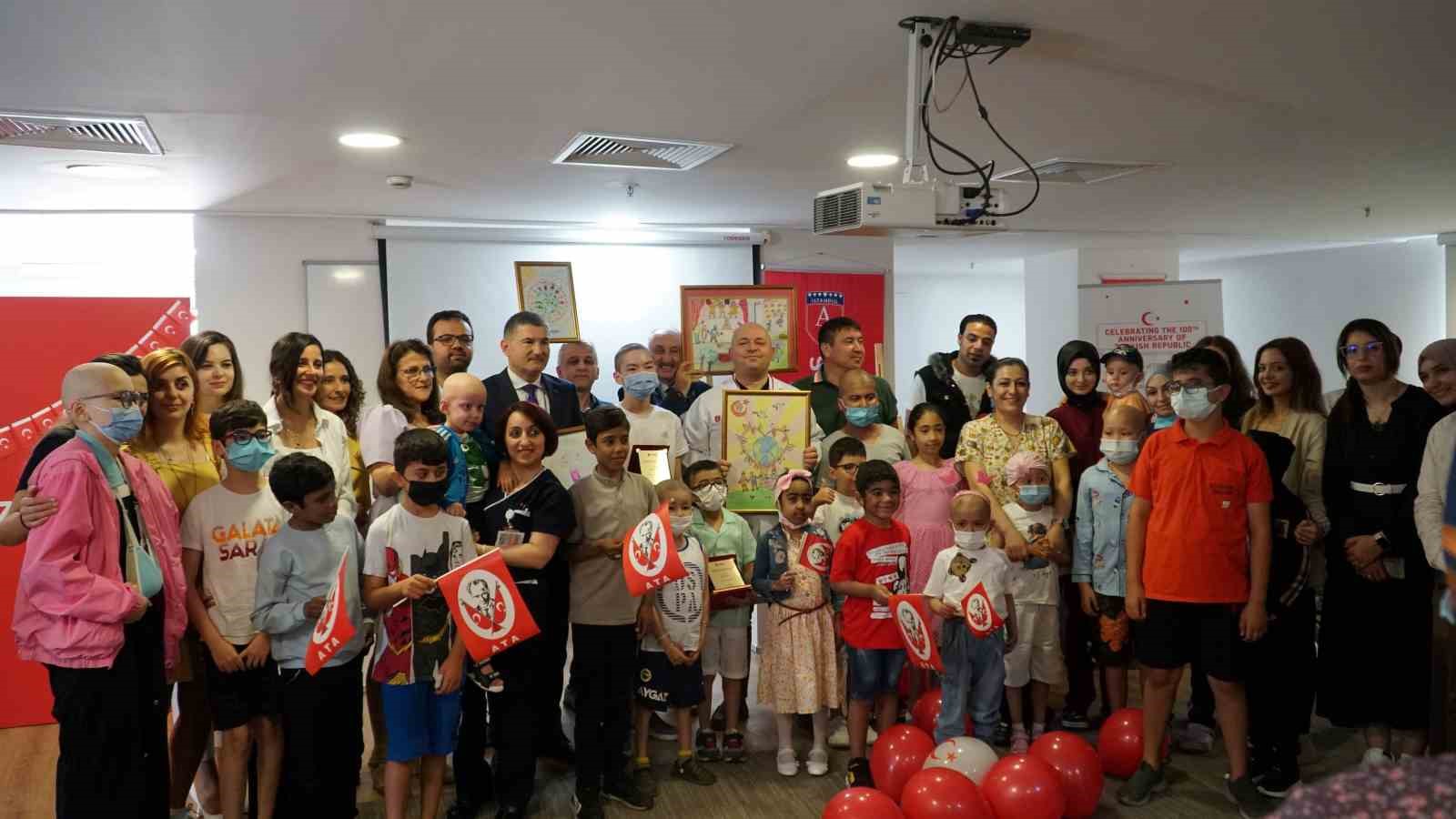 ALTINBAŞ ÜNİVERSİTESİNİN CUMHURİYETİN 100. YILI ETKİNLİKLERİ KAPSAMINDA GERÇEKLEŞTİRDİĞİ “LÖSEMİLİ ÇOCUKLAR
