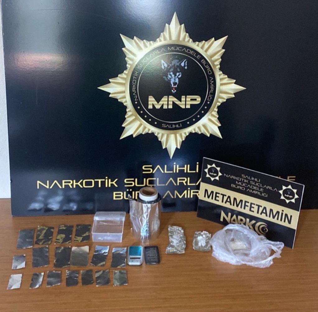 OPERASYONDA, BİR İKAMETTE 3 PARÇA HALİNDE 16,33 GRAM METAMFETAMİN VE