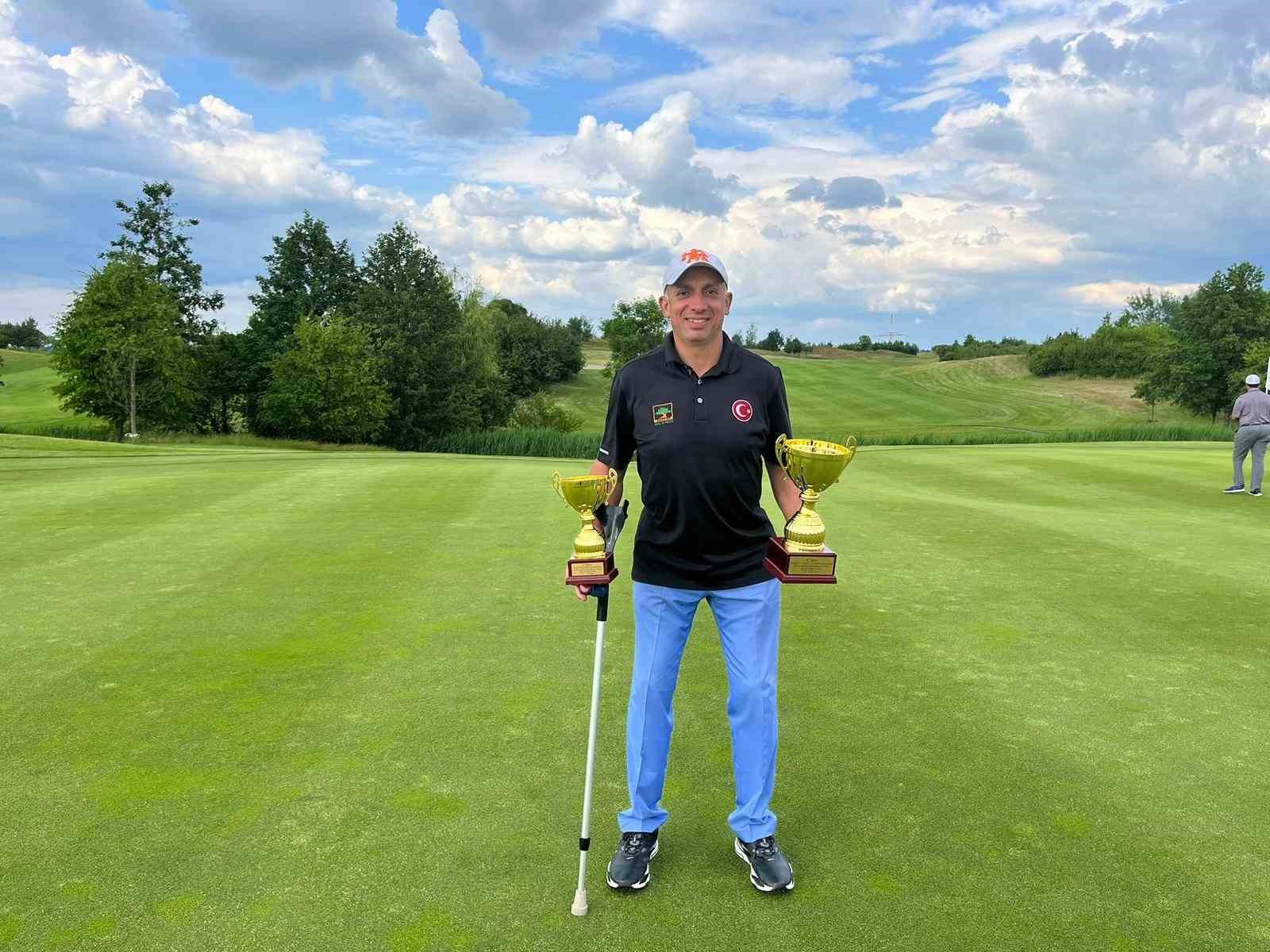 2023 CZECH DİSABLED GOLF MASTERS TURNUVASI'NDA MİLLİ SPORCU MEHMET KAZAN,