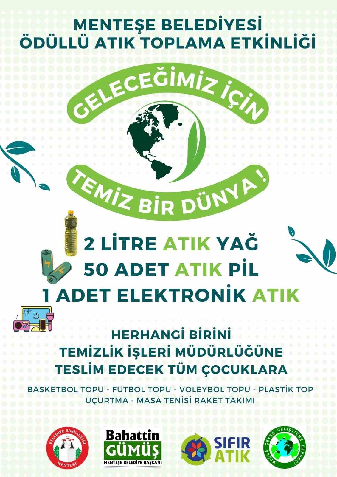 MENTEŞE BELEDİYESİNDEN ‘ATIĞI GETİR, HEDİYEYİ GÖTÜR’ KAMPANYASI