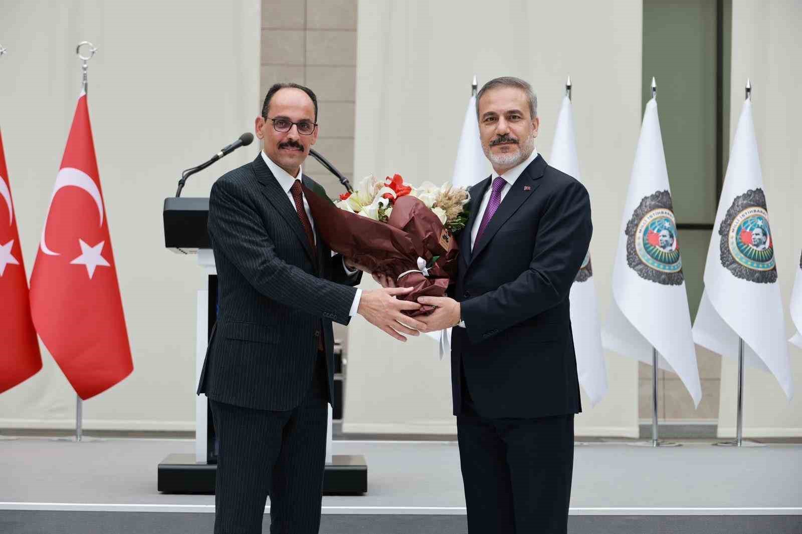 MİLLİ İSTİHBARAT TEŞKİLATI (MİT), İBRAHİM KALIN’IN, DEVİR TESLİM TÖRENİYLE, BAŞKANLIK