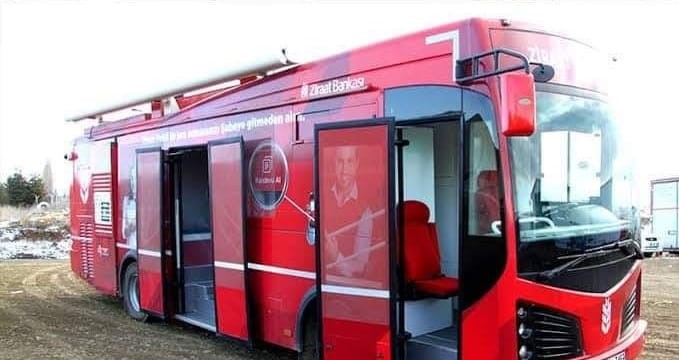 Mobil banka şubesi Avşa’da BALIKESİR'İN AVŞA ADASINDA YAZ SEZONUNUN BAŞLAMASIYLA NÜFUS YOĞUNLUĞUNUN ARTIŞI SEBEBİYLE,