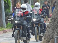 MOTOSİKLETLİ JANDARMA TİMLERİ KAPIDAĞ'DA GÖREV BAŞINDA