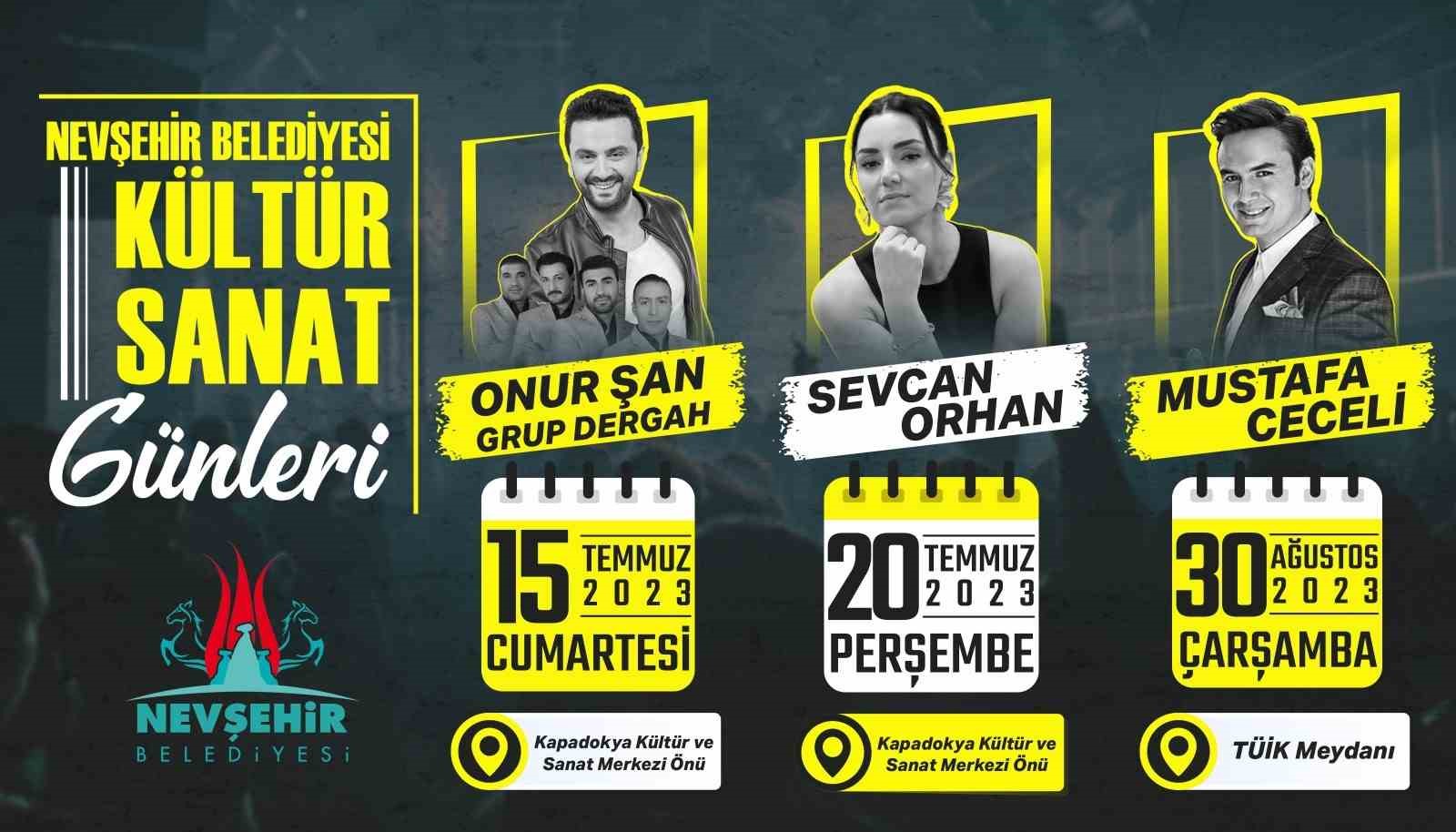 NEVŞEHİR BELEDİYESİ KÜLTÜR VE SANAT ETKİNLİKLERİ ÇERÇEVESİNDE, 15 TEMMUZ DEMOKRASİ