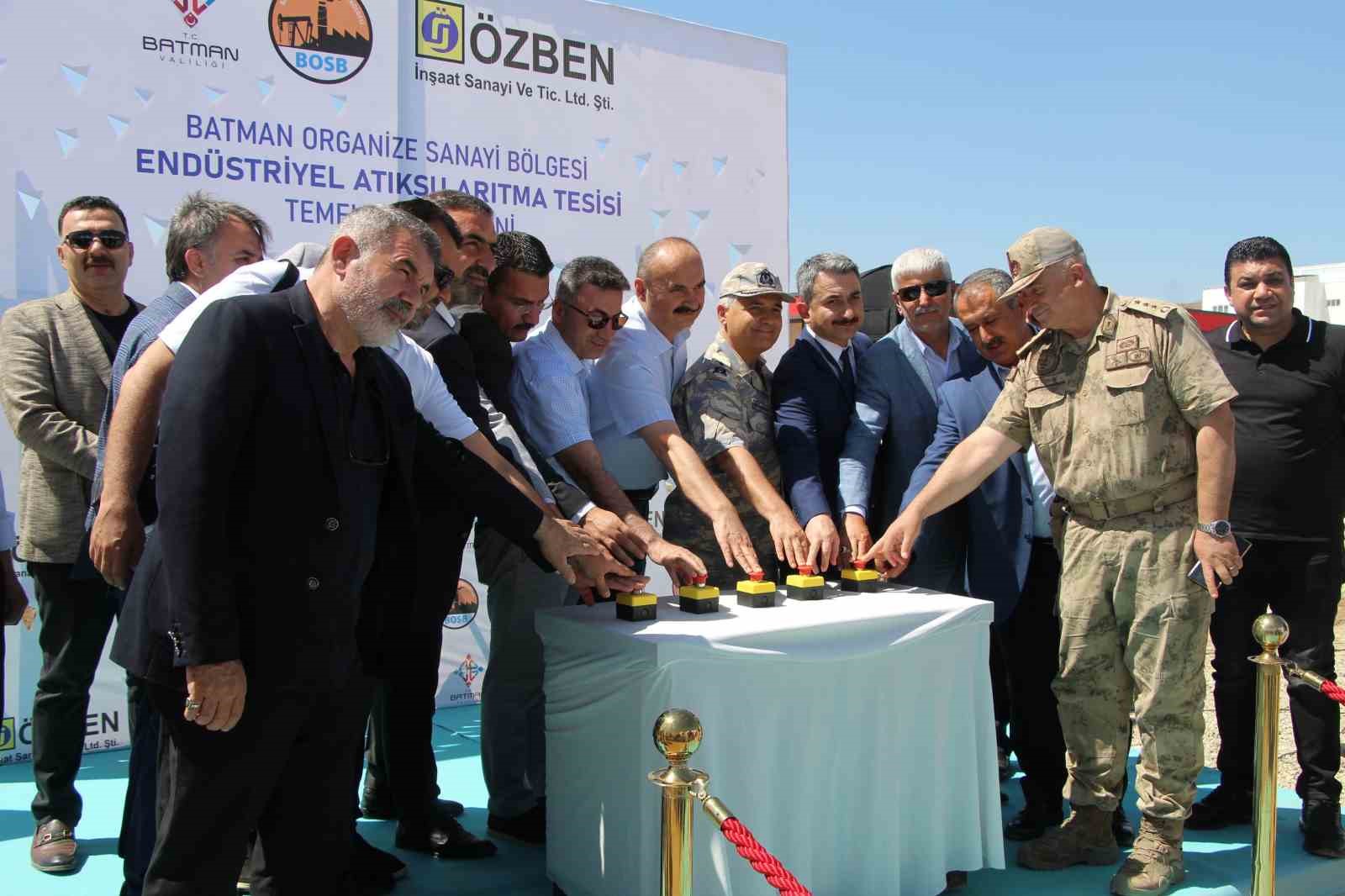 OSB'DE ENDÜSTRİYEL ATIK ARITMA TESİSİ TEMEL ATMA TÖRENİ GERÇEKLEŞTİ