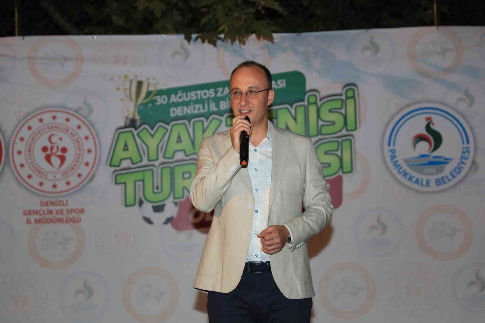 PAMUKKALE BELEDİYESİ, AYAK TENİSİ ŞENLİĞİ DENİZLİ İL BİRİNCİLİĞİNE BU YIL