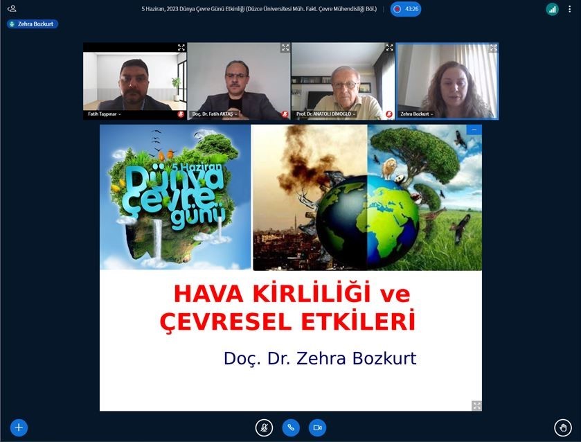 DÜZCE ÜNİVERSİTESİ ÇEVRE MÜHENDİSLİĞİ BÖLÜMÜ TARAFINDAN DÜZENLENEN “5 HAZİRAN DÜNYA