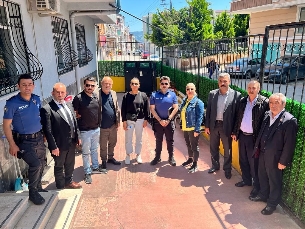 SAMSUN'DA İLYASKÖY ŞEHİT MESUT YILMAZ POLİS MERKEZİ EKİPLERİ MAHALLE MUHTARLARI