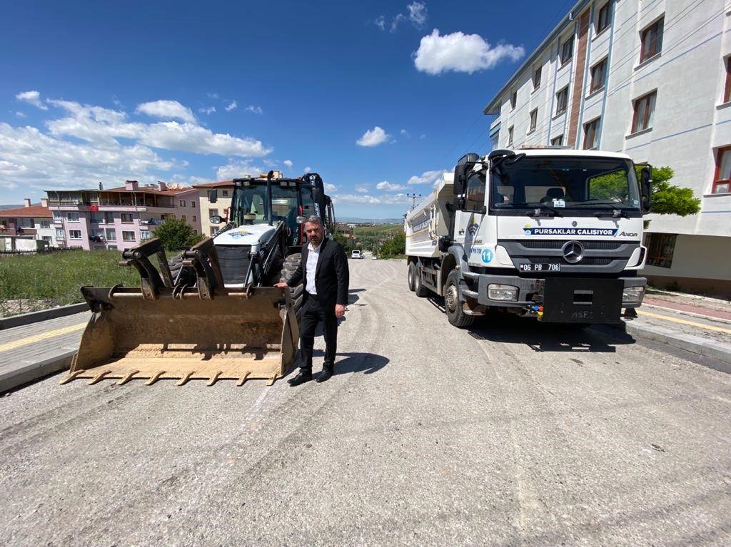 BELEDİYE BAŞKANI ERTUĞRUL ÇETİN ÇALIŞMALARI DENETLEDİ