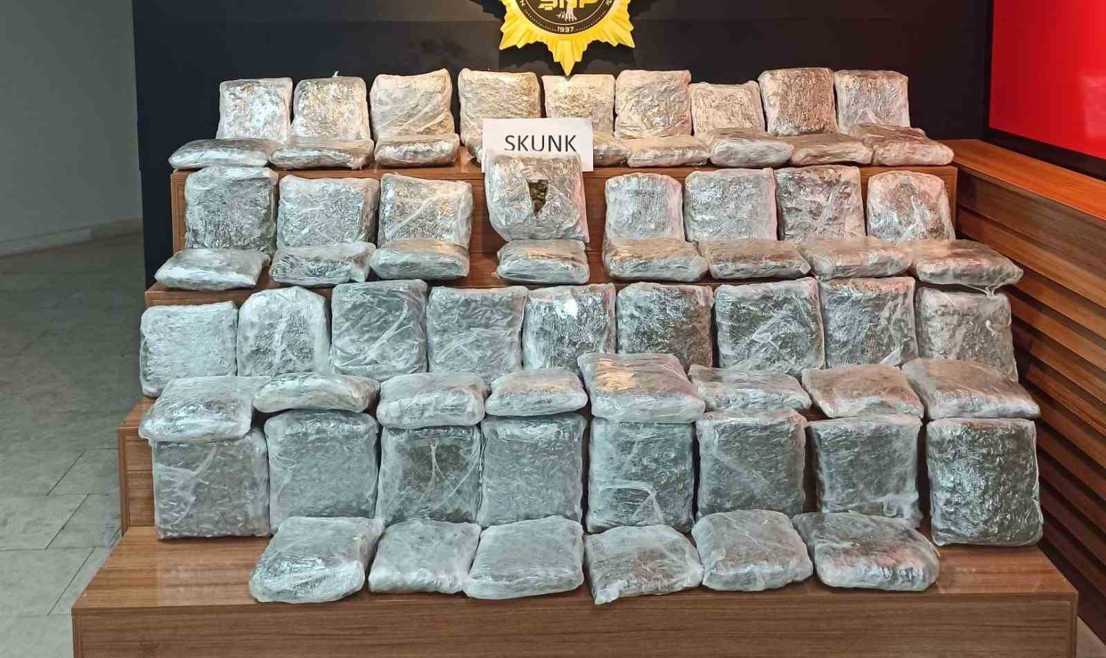 ŞANLIURFA’DA 38 KİLO UYUŞTURUCU ELE GEÇİRİLDİ