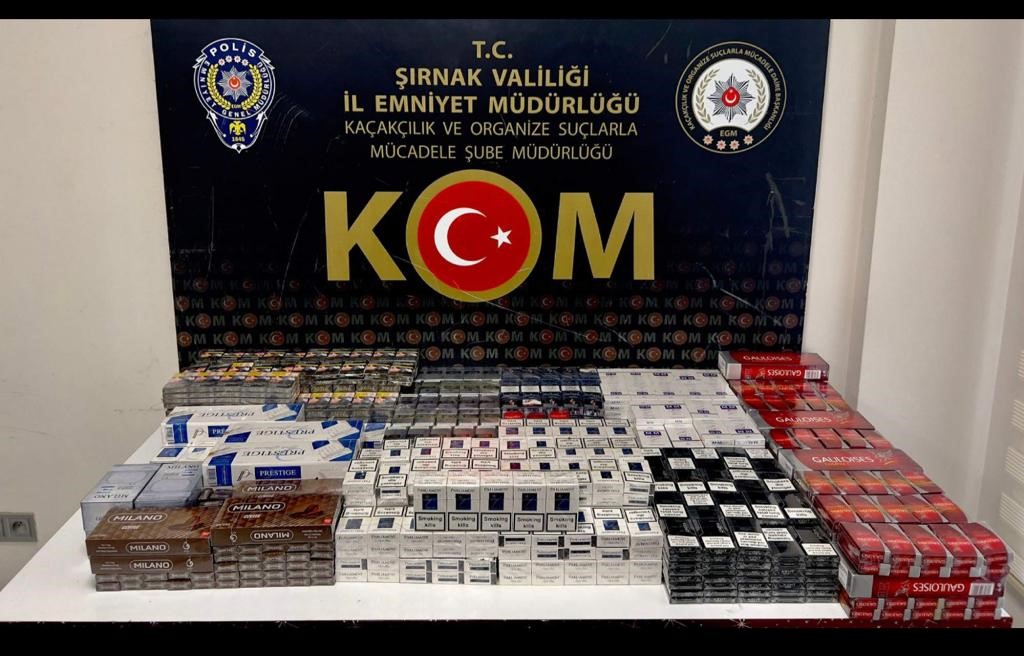 ŞIRNAK VE İLÇELERİNDE DÜZENLENEN ASAYİŞ VE KAÇAK ÜRÜN OPERASYONUNDA 52