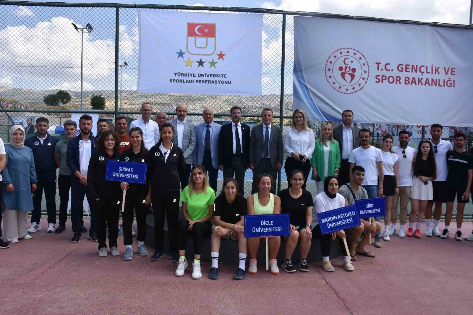 TÜRKİYE ÜNİVERSİTE SPORLARI FEDERASYONU’NCA ŞIRNAK’TA DÜZENLENEN VE 5 ÜNİVERSİTEDEN 34