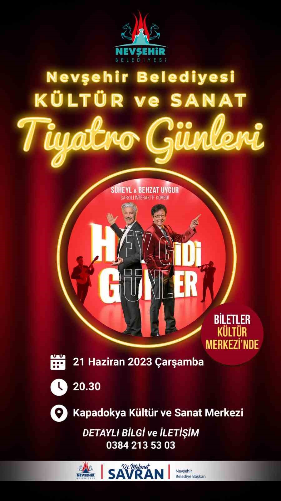 SÜHEYL VE BEHZAT UYGUR KARDEŞLERİN ŞARKILI İNTERAKTİF KOMEDİSİ "HEY GİDİ