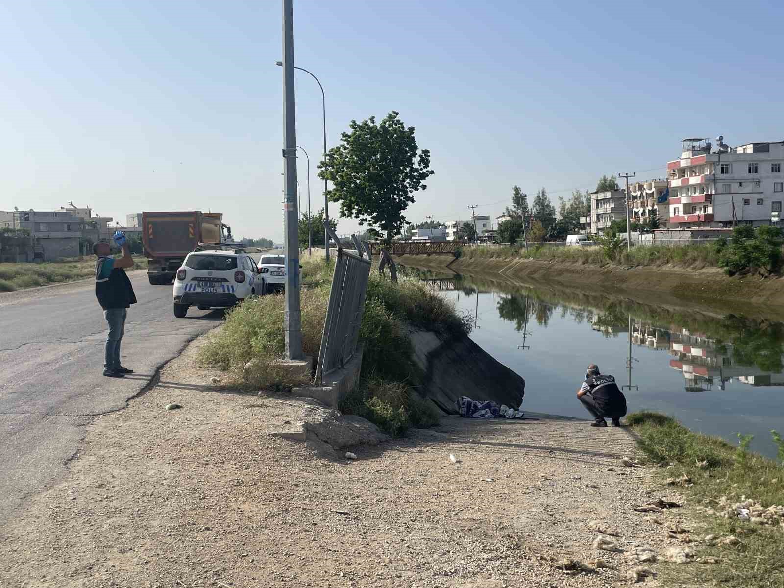 ADANA’DA SULAMA KANALINDA ERKEK CESEDİ BULUNDU.