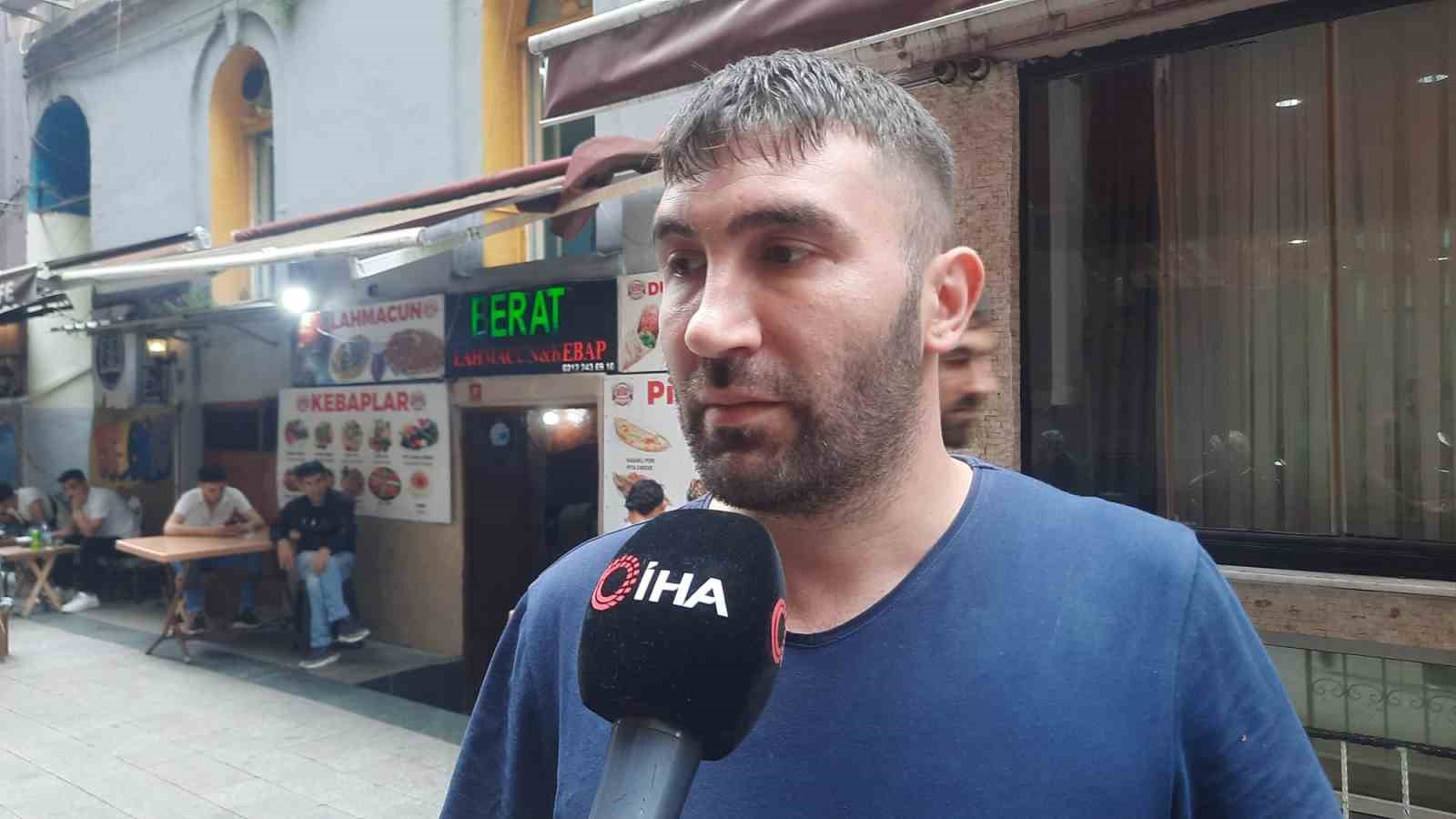 TAKSİM'DE DEFALARCA BIÇAKLANAN FATİH BAYANSALDUZ, O GECE YAŞANANLARI ANLATARAK OLAYIN