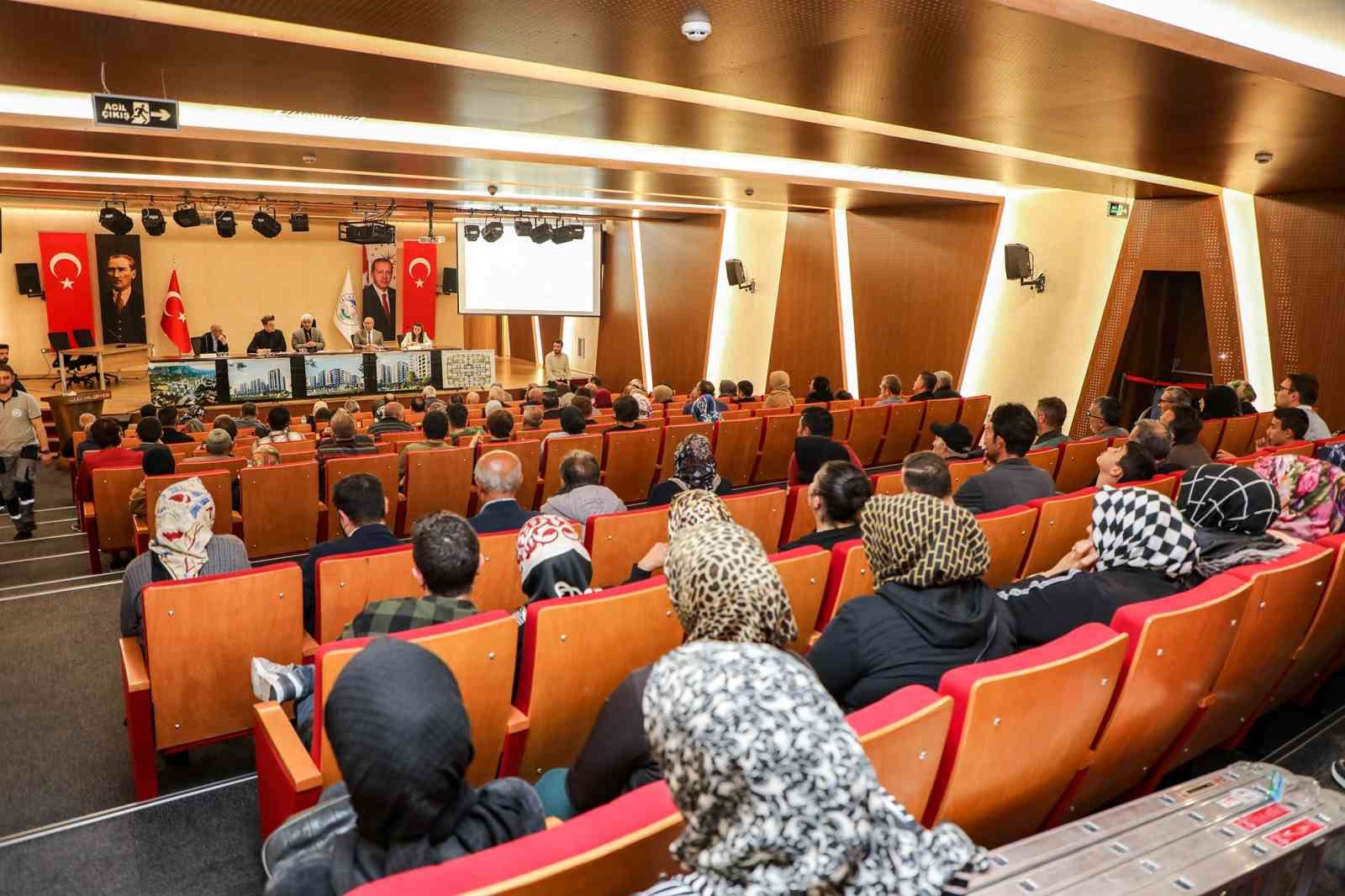 KENTSEL DÖNÜŞÜM ÇALIŞMALARINA HIZ VEREN TALAS BELEDİYESİ, HAK SAHİBİ VATANDAŞLARA