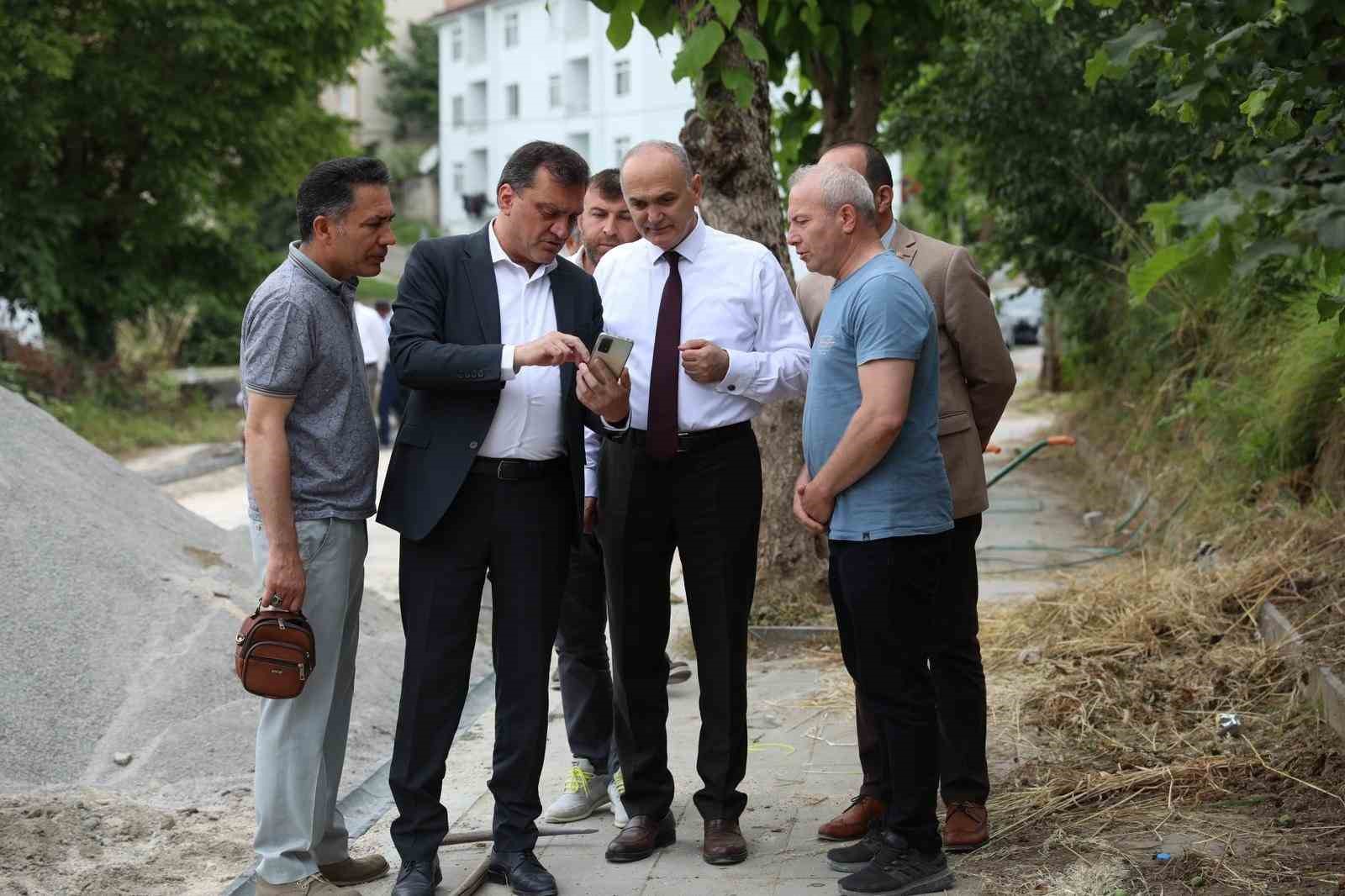 DÜZCE BELEDİYE BAŞKANI DR. FARUK ÖZLÜ, KONURALP BÖLGESİNDEKİ ÇALIŞMALAR HAKKINDA