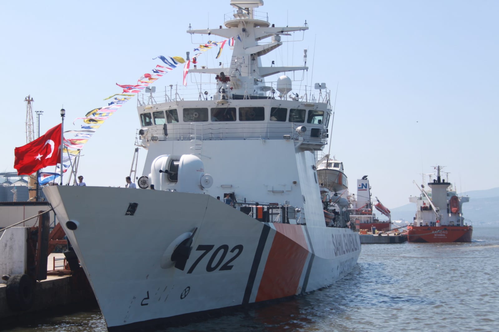 TCSG- Güven Sahil Güvenlik Gemisi 24 Haziran’da Bandırma Çelebi Limanı’nda