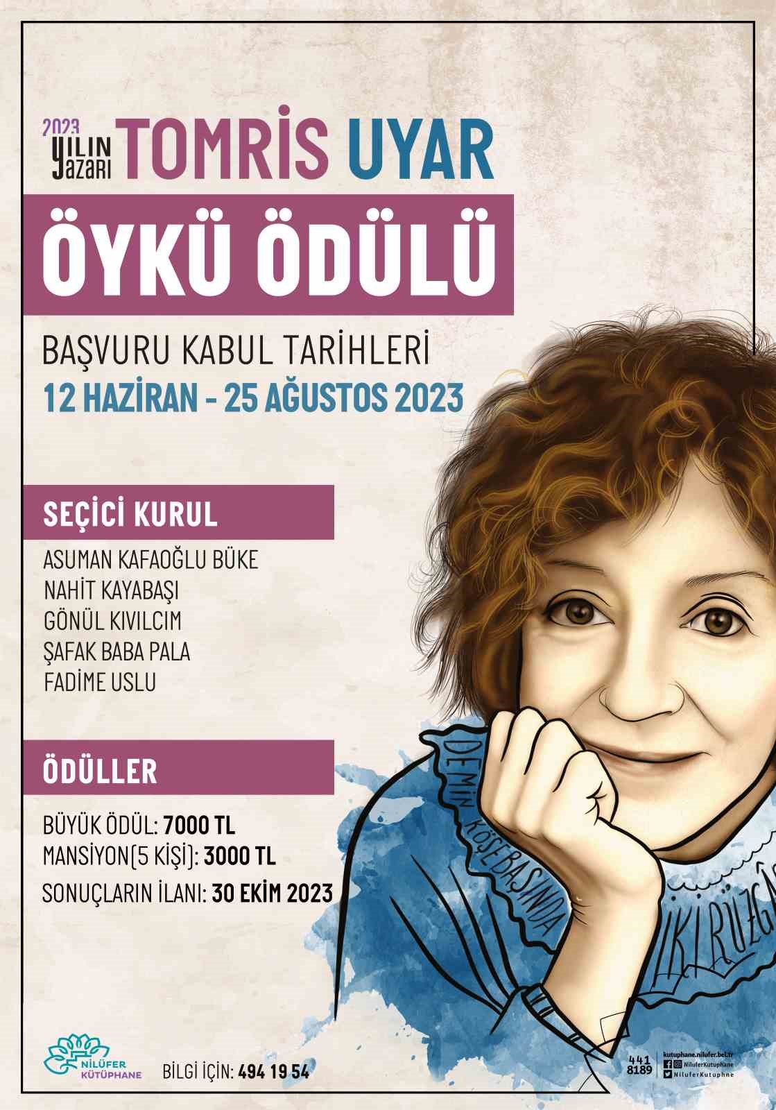 NİLÜFER BELEDİYESİ’NİN YILIN YAZARI TOMRİS UYAR ETKİNLİKLERİ KAPSAMINDA DÜZENLEDİĞİ ÖYKÜ