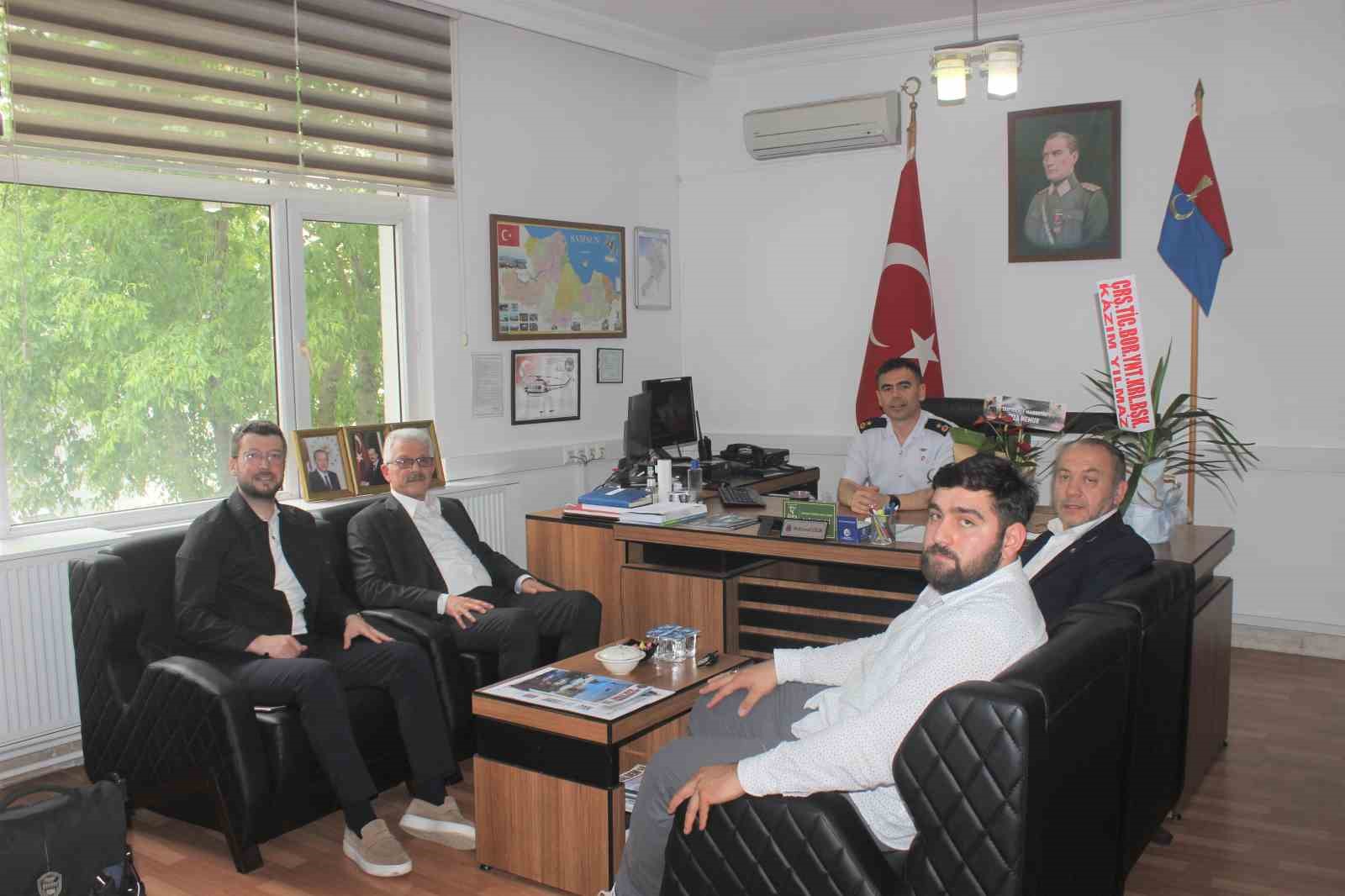 ÇARŞAMBA TİCARET BORSASI (ÇTB) MECLİS BAŞKANI HACI TORAMAN, TÜRK JANDARMA