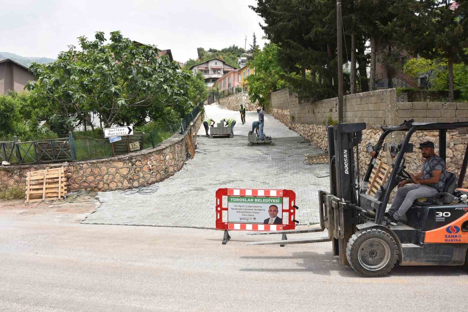 MERSİN'İN MERKEZ İLÇE TOROSLAR BELEDİYESİ FEN İŞLER MÜDÜRLÜĞÜ EKİPLERİNCE KORUKENT
